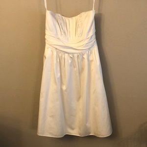 David’s Bridal strapless dyeable cocktail dress